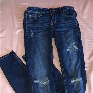 Hollister ripped jeans